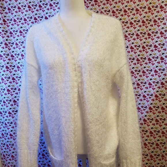 eyelash cardigan sweater